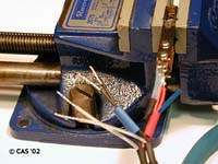 Solder Tab and Heatshrink Protect